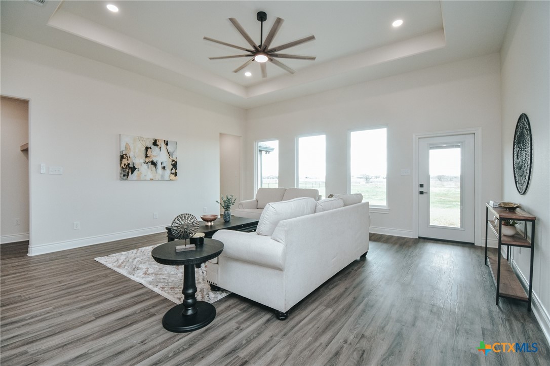 321 Whitetail Lane Victoria, TX 77905 - Photo 15 of 47 a living room with furniture and a wooden floor
