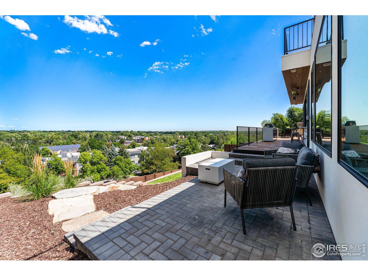 2445 Balsam Drive Boulder, CO 80304 - Photo 22 of 40 Patio with built-in fire-pit