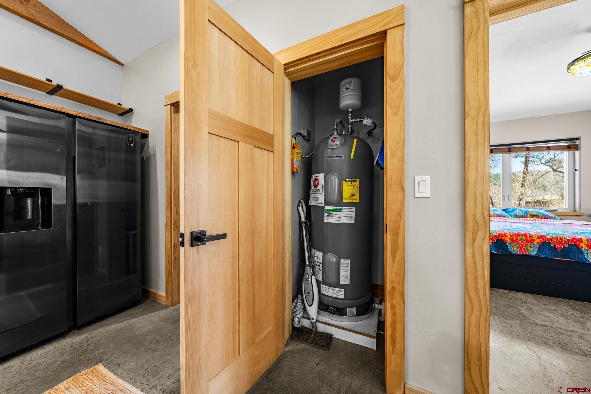 124 Richards Drive Bayfield, CO 81122 - Photo 27 of 42 a view of a bathroom from a hallway