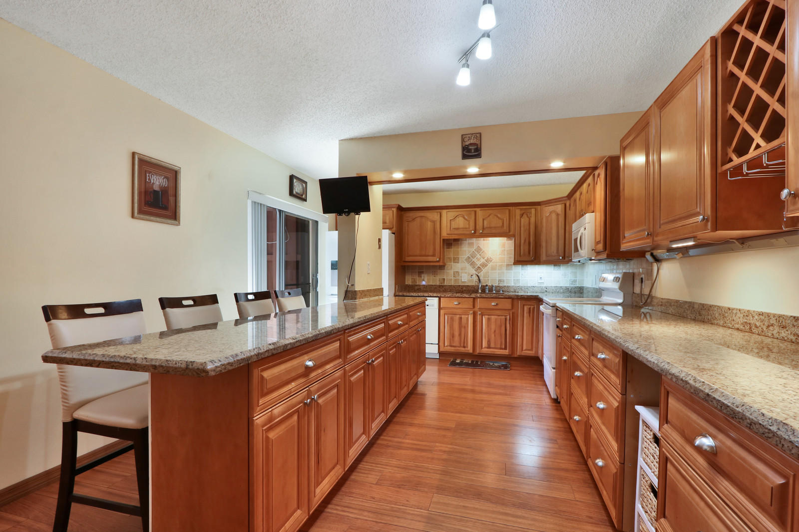 abundant cabinet & storage space