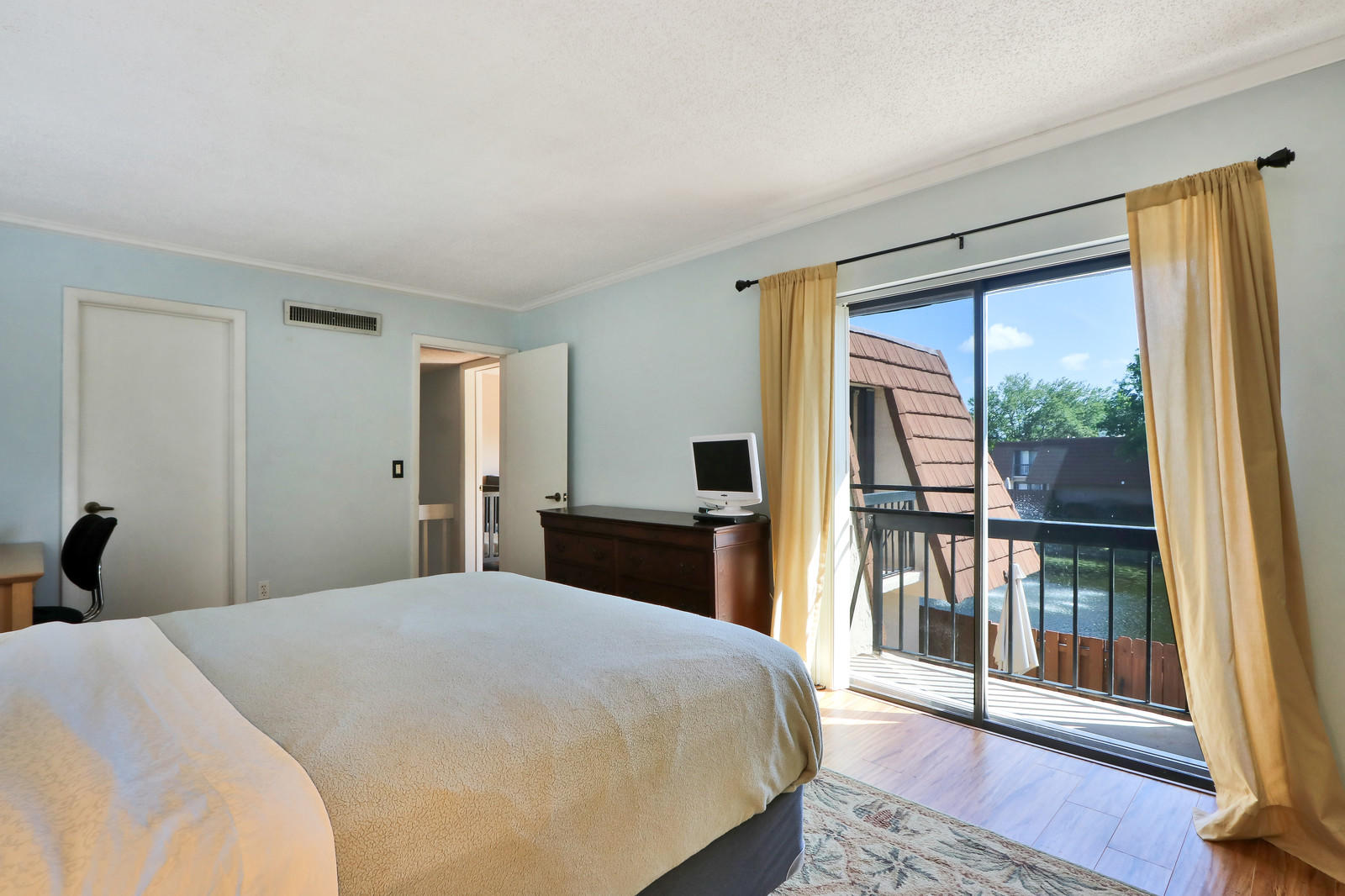 825 Center Street, Unit 10B Jupiter, FL 33458 - Photo 16 of 33 master bedroom with water view