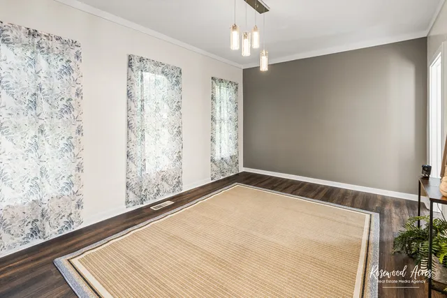 a view of a room with natural light