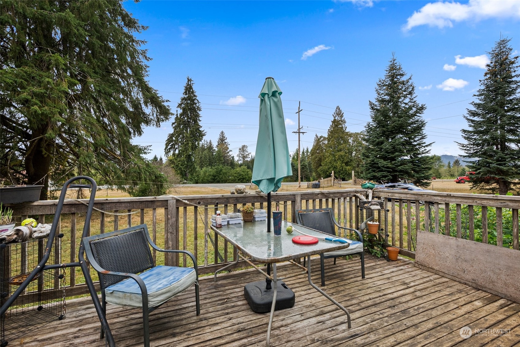 5402 Us Highway Humptulips, WA 98552 - Photo 6 of 17 a view of balcony with wooden floor and outdoor seating