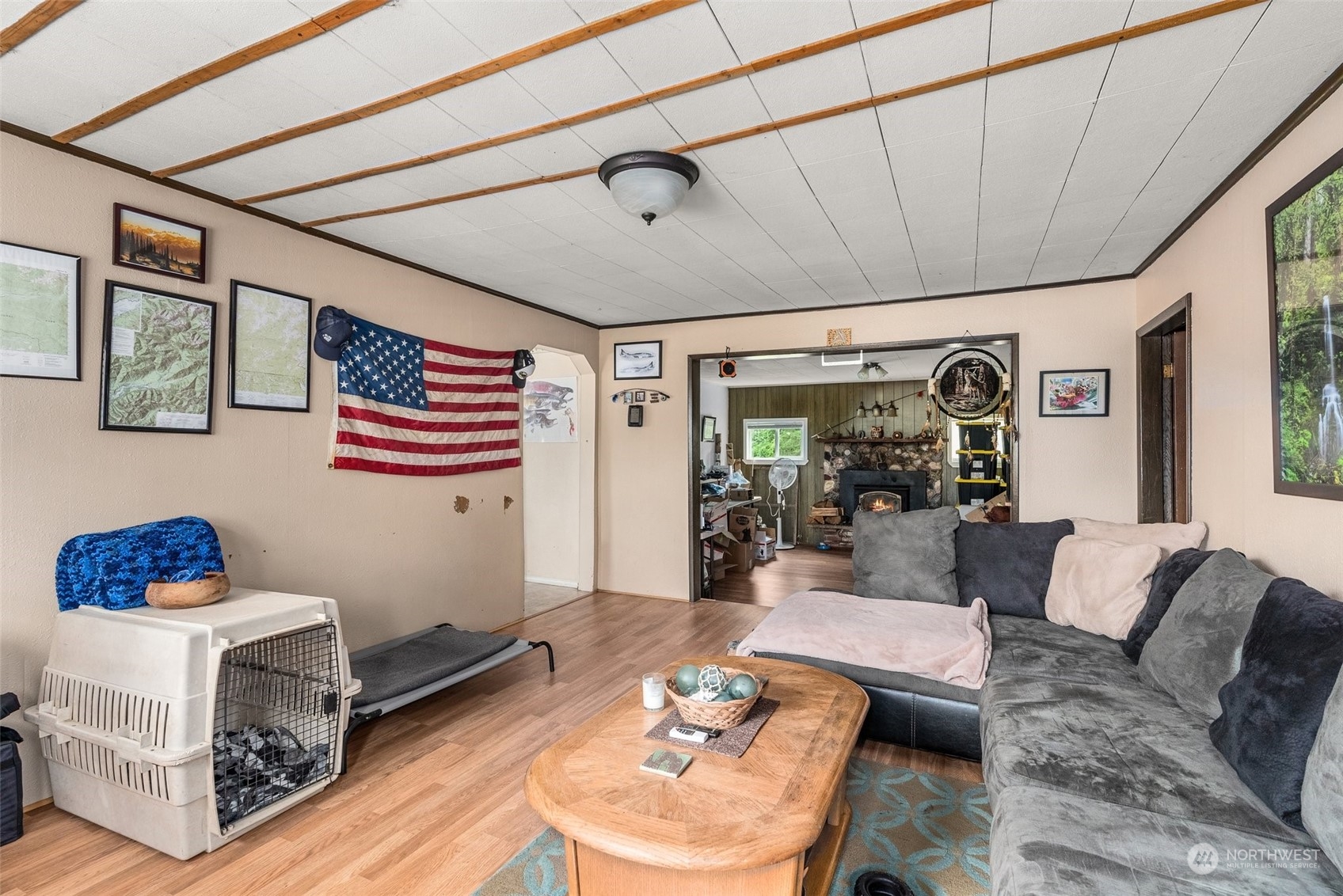 5402 Us Highway Humptulips, WA 98552 - Photo 9 of 17 a living room with furniture and a window