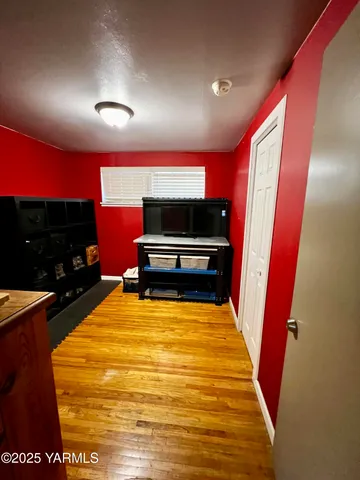 a room with pool table