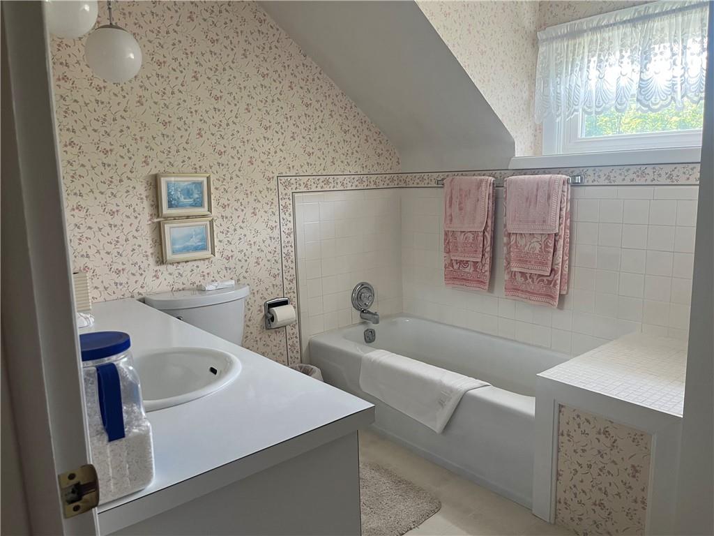 451-457 Joffre Cherry Valley Road Burgettstown, PA 15021 - Photo 32 of 46 a bathroom with a sink a toilet and shower