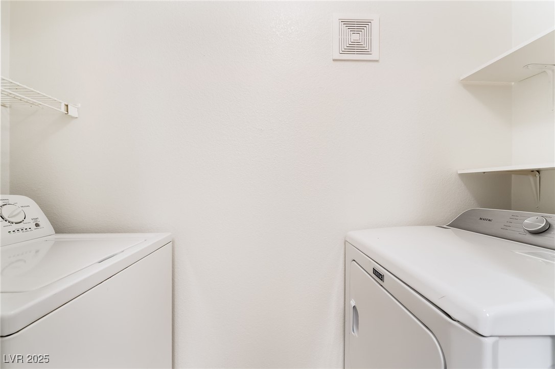 8101 West Flamingo Road, Unit 1090 Las Vegas, NV 89147 - Photo 24 of 30 Washroom with washer and clothes dryer