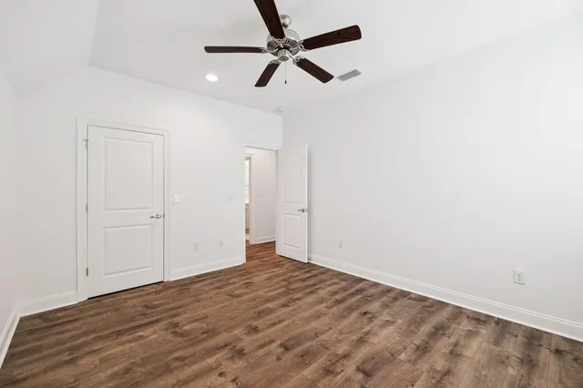 wooden floor in an empty room