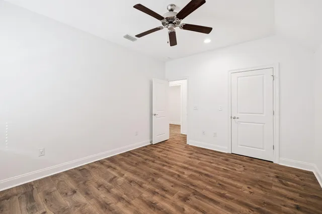 wooden floor in an empty room