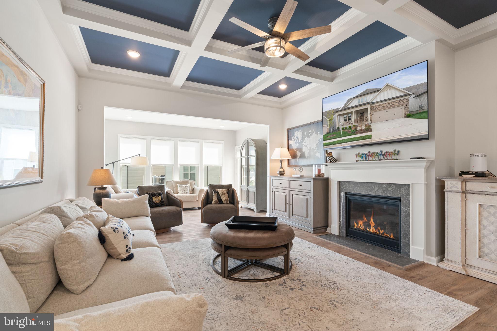15795 Gardenia Rdg Way Haymarket, VA 20169 - Photo 9 of 63 a living room with furniture and a fireplace