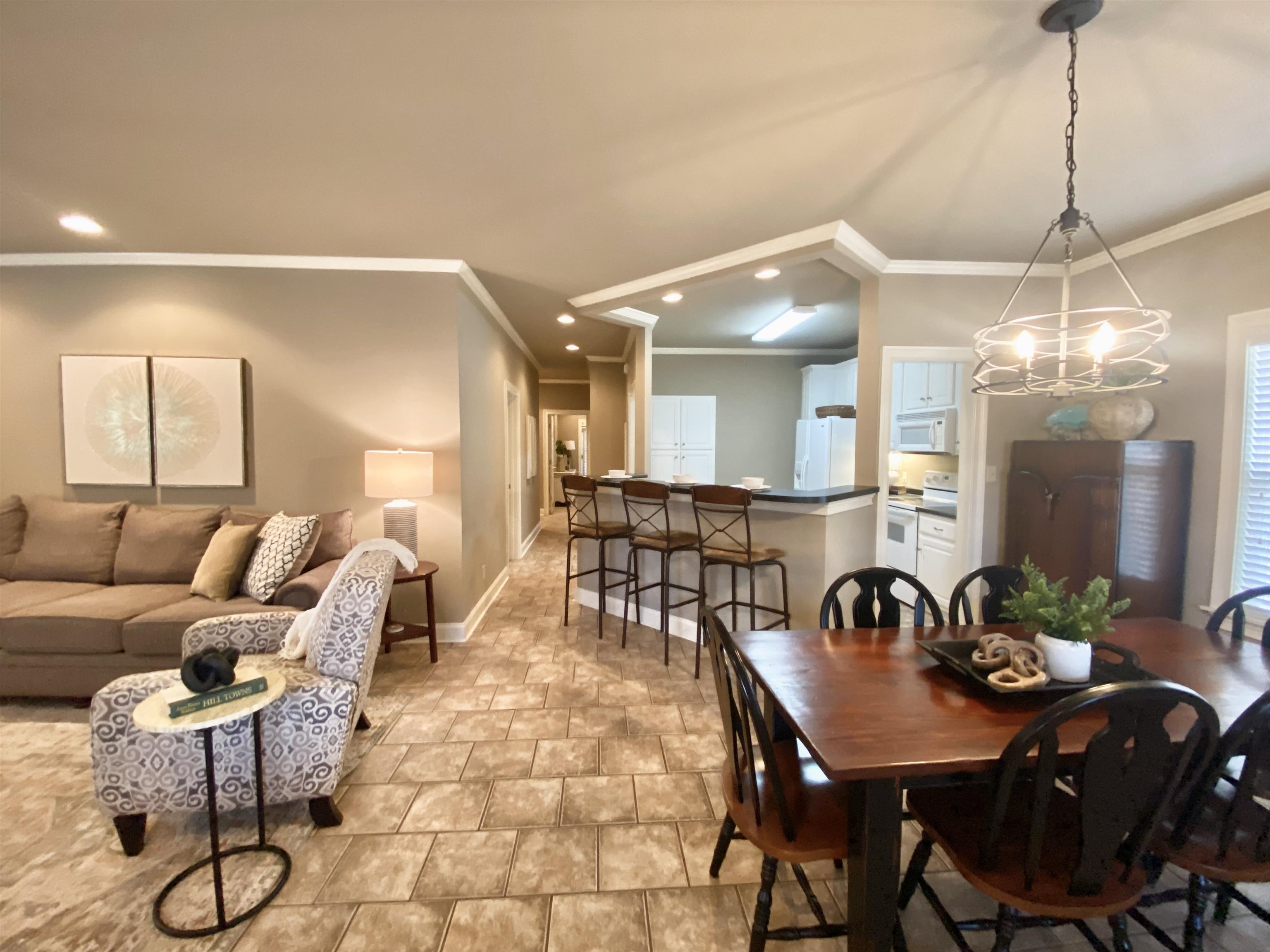 23 Mountain View Iuka, MS 38852 - Photo 12 of 31 a view of a dining room and livingroom with furniture