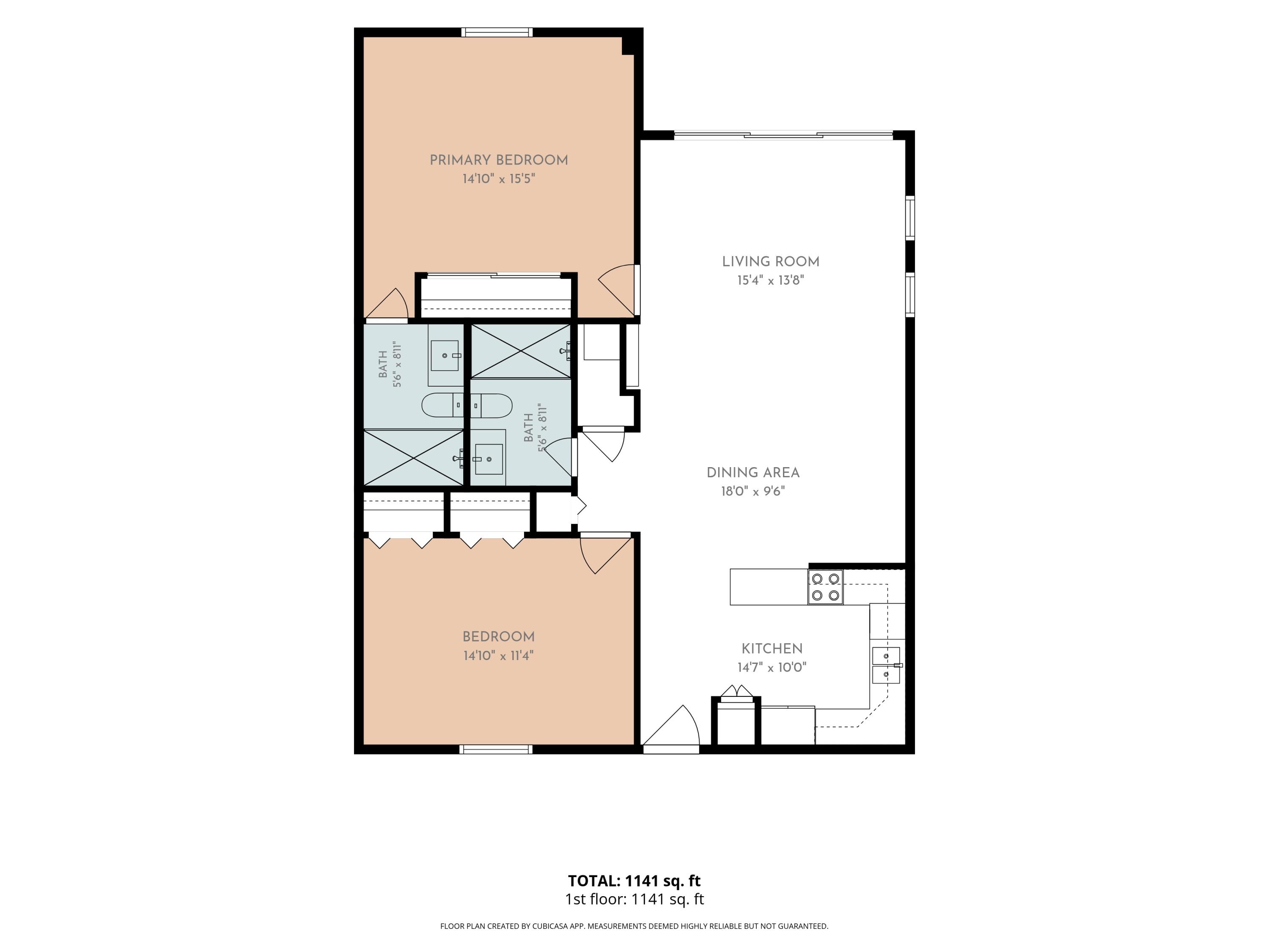 30 Moreno Point Road, Unit 406C Destin, FL 32541 - Photo 53 of 53 2D Floor plan 406C