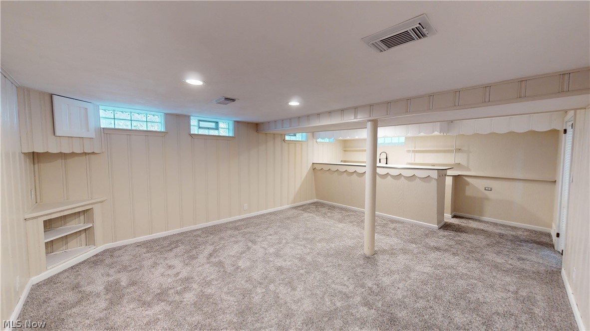 25907 Highland Road Cleveland, OH 44143 - Photo 16 of 28 Basement with light colored carpet