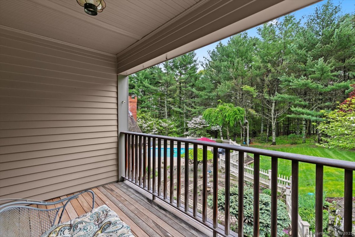 174 Bethel Road Griswold, CT 06351 - Photo 32 of 40 a view of balcony with a potted plant