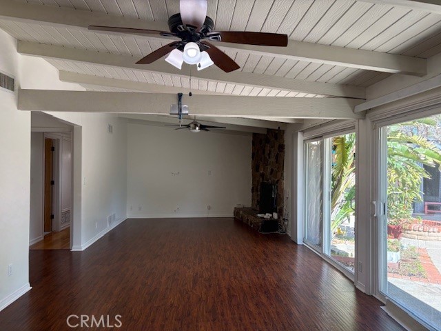 10918 Reseda Boulevard Porter Ranch, CA 91326 - Photo 9 of 19 a view of a room with wooden floor and a ceiling fan