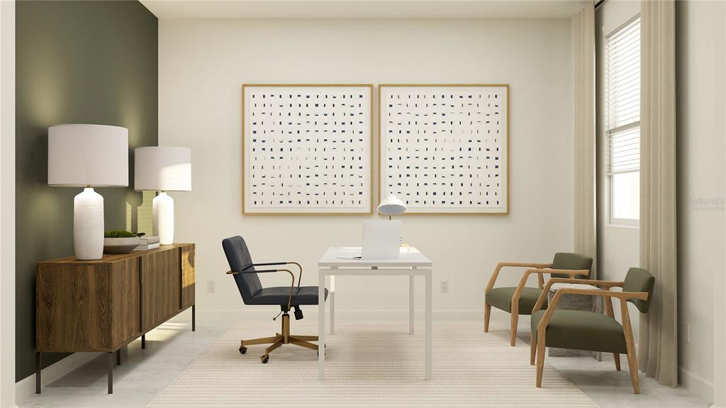 5635 Banyan Bay Road St. Cloud, FL 34771 - Photo 19 of 34 a view of a workspace with furniture and a window