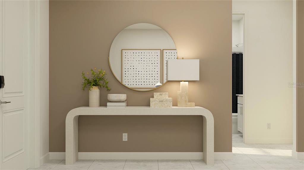 5635 Banyan Bay Road St. Cloud, FL 34771 - Photo 20 of 34 a view of hall way with mirror and window