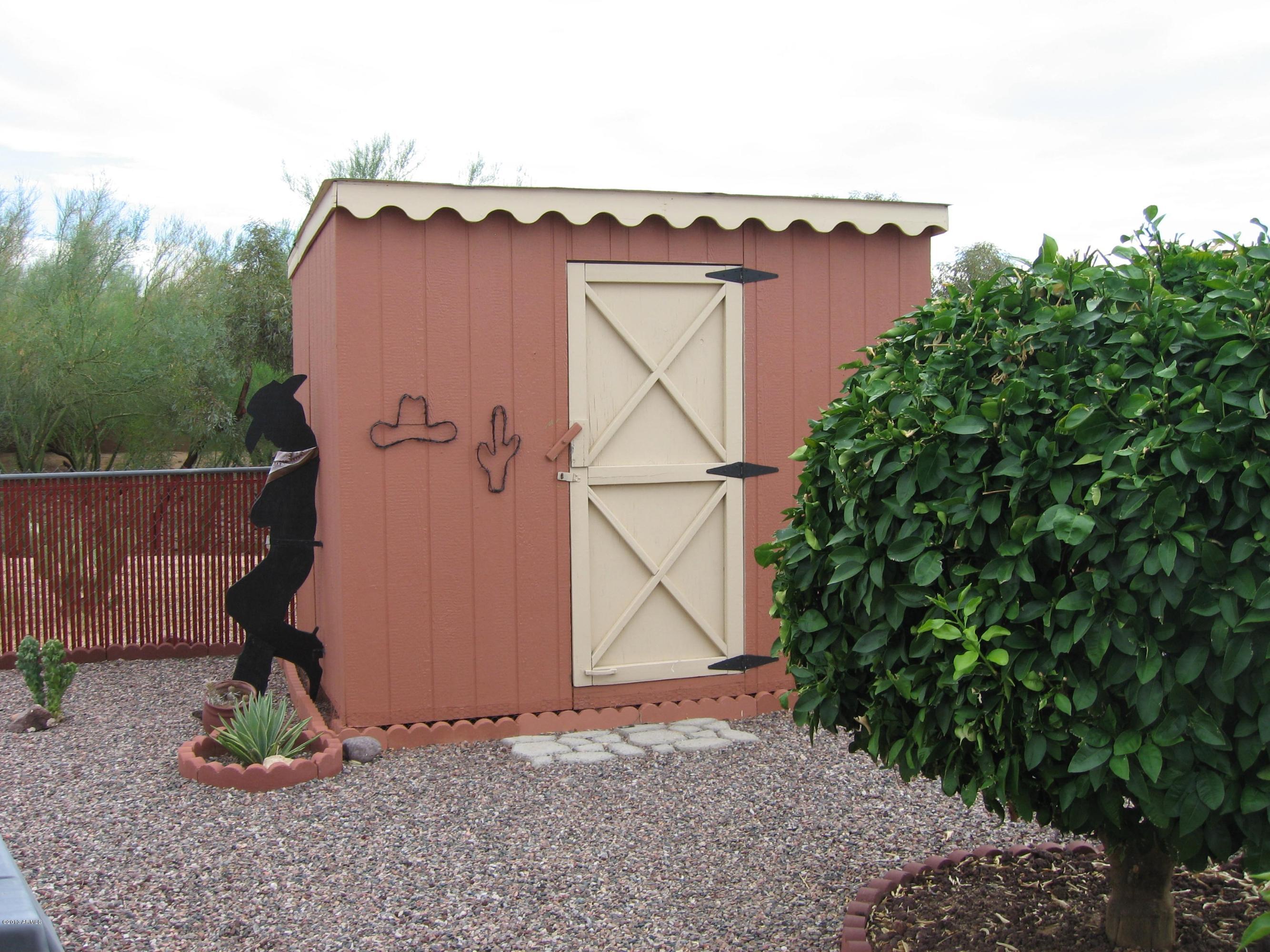 6529 East Decatur Street Mesa, AZ 85205 - Photo 31 of 50 One of Two Outdoor Storage Buildings