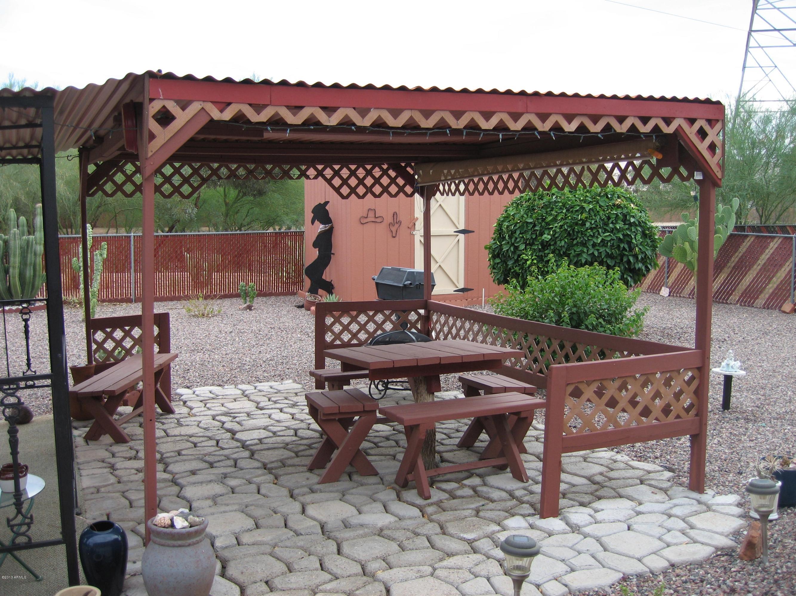 6529 East Decatur Street Mesa, AZ 85205 - Photo 40 of 50 Two Covered Patio/Gazebos