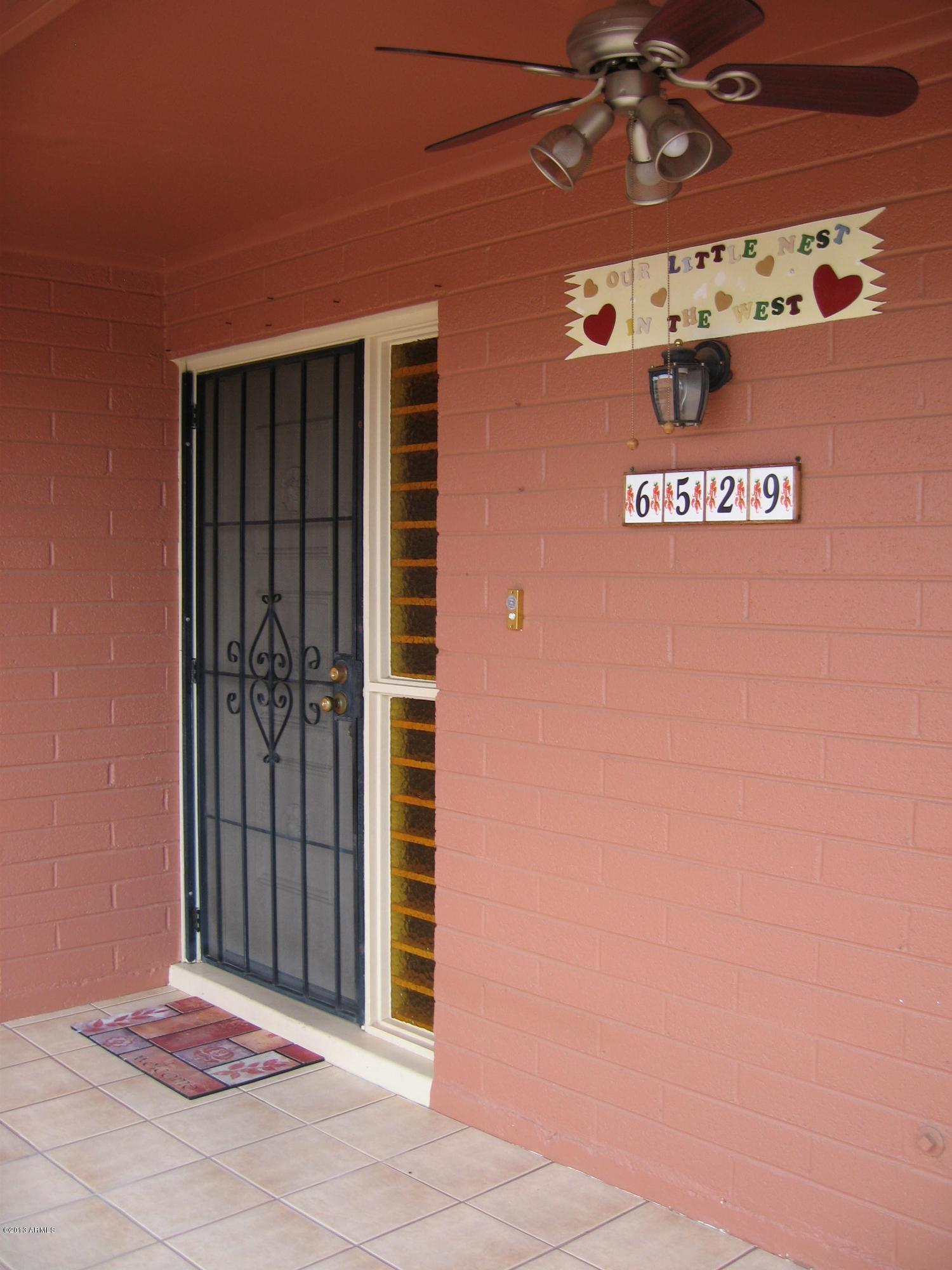 6529 East Decatur Street Mesa, AZ 85205 - Photo 48 of 50 Tiled Patio with Lighted Ceiling Fan