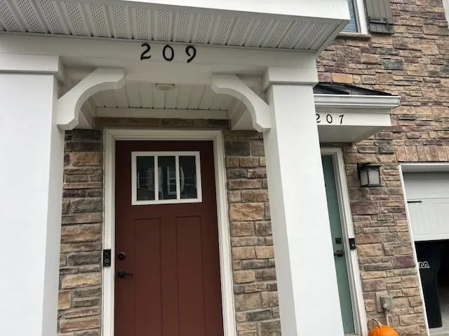 a view of a entryway door of the house
