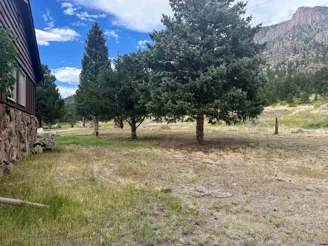 a view of open area with green space