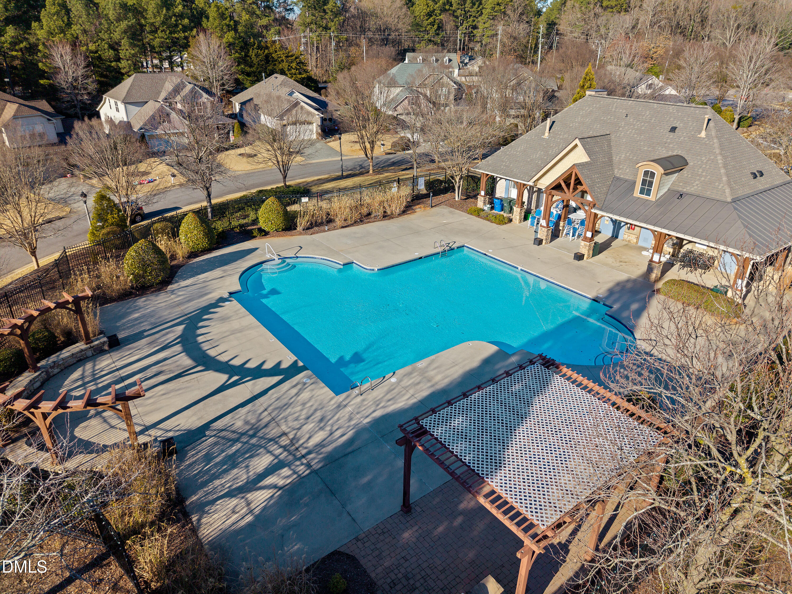 7837 Cape Charles Drive Raleigh, NC 27617 - Photo 40 of 43 an aerial view of a house with a yard