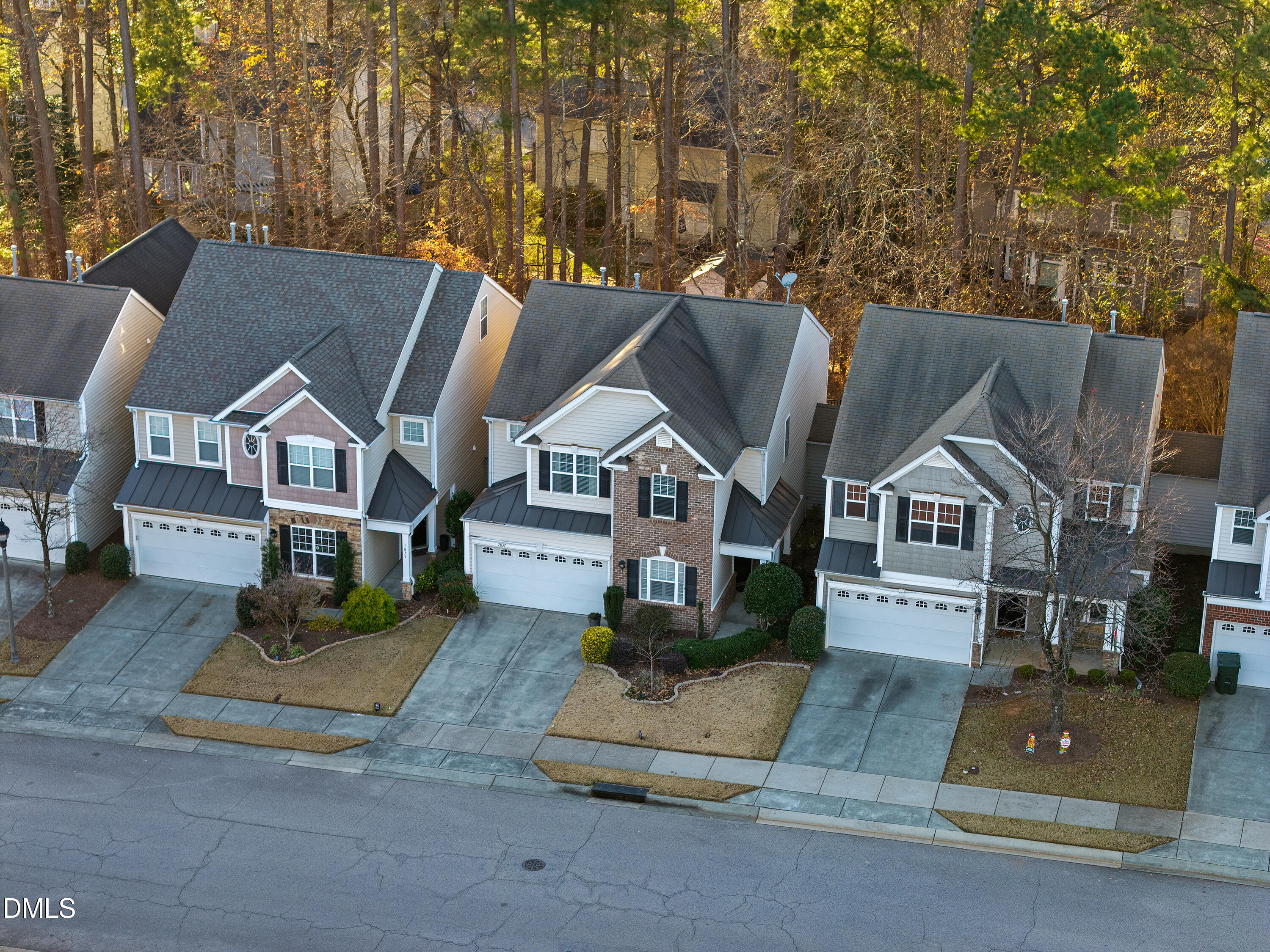 7837 Cape Charles Drive Raleigh, NC 27617 - Photo 42 of 43 an aerial view of a house