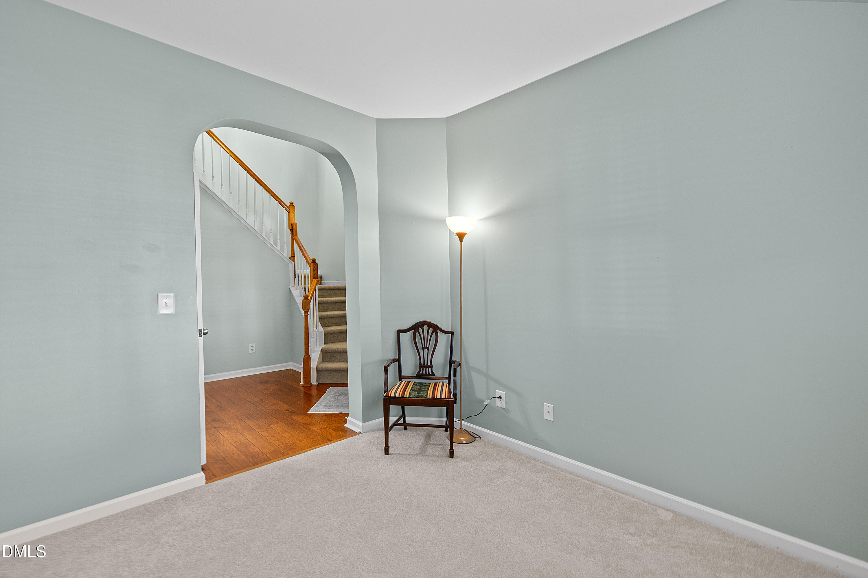 7837 Cape Charles Drive Raleigh, NC 27617 - Photo 5 of 44 a room with stairs