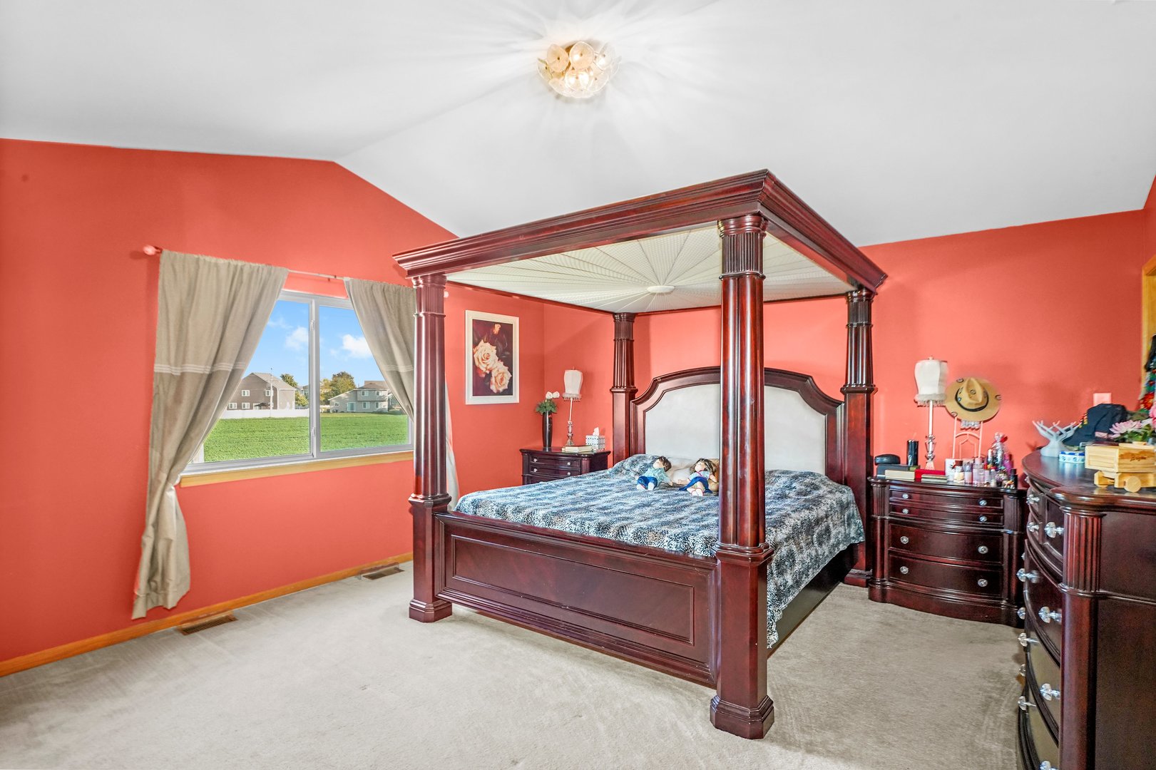 1514 Spring Oaks Drive Joliet, IL 60431 - Photo 13 of 35 a bedroom with a bed and a dresser next to a window