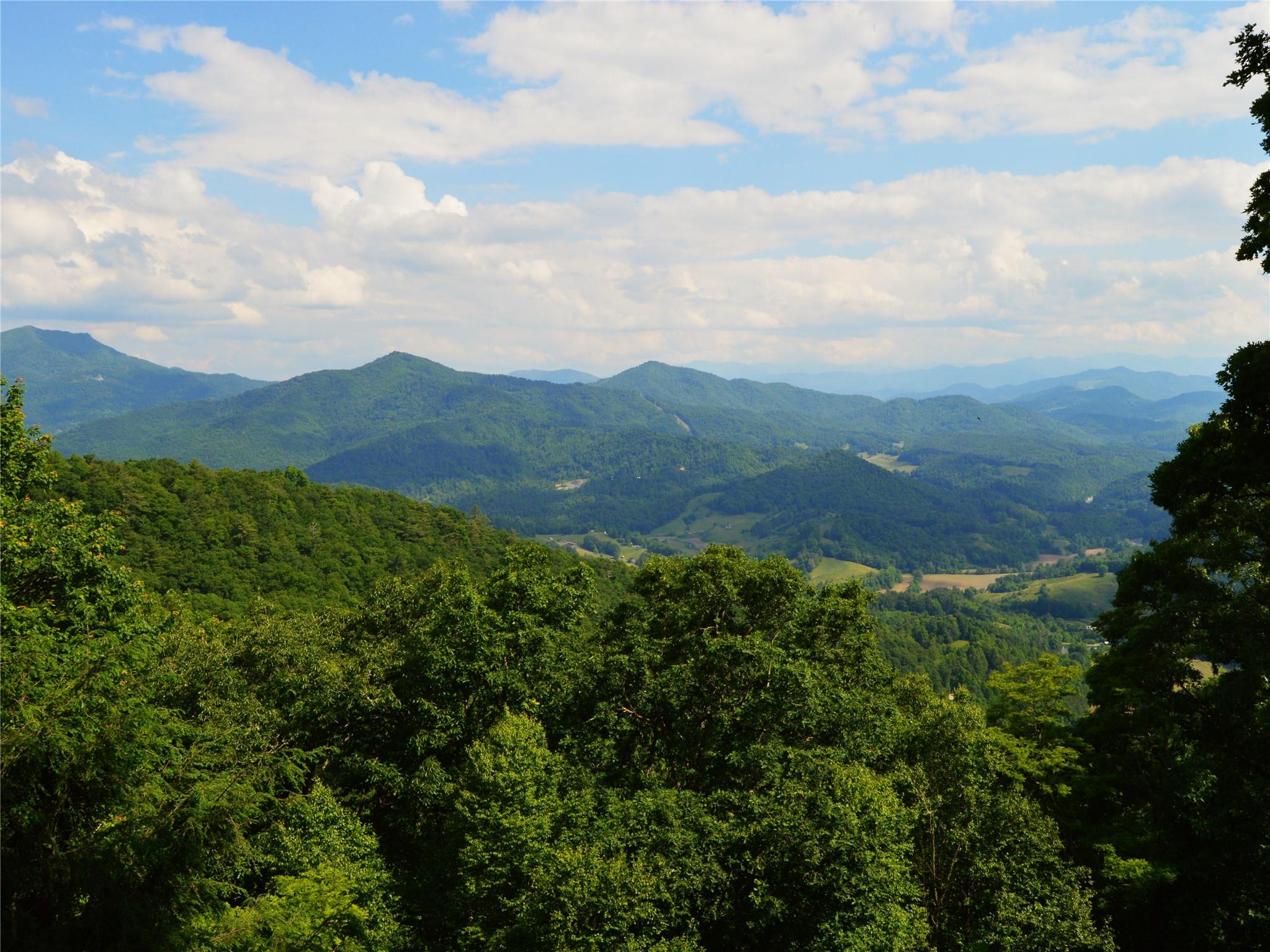 120 Skyridge Drive Clyde, NC 28721 - Photo 17 of 33 an aerial view of houses covered in trees
