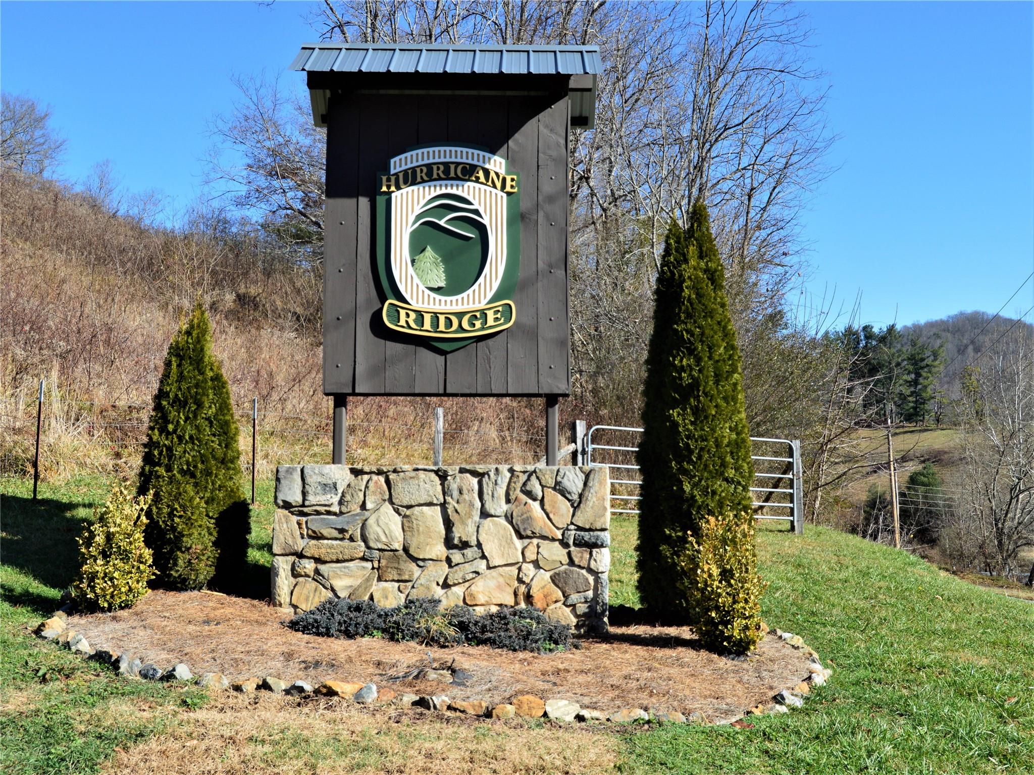 120 Skyridge Drive Clyde, NC 28721 - Photo 31 of 33 a view of entrance gate of house and mountain view