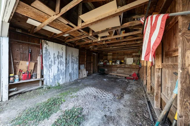 a view of storage and utility room
