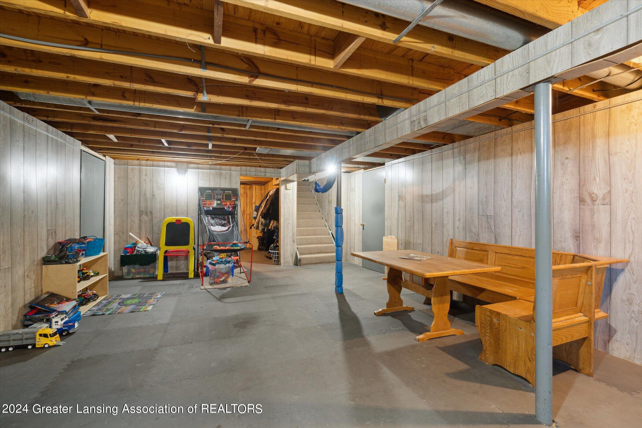 5683 North Gilson Road Elsie, MI 48831 - Photo 24 of 51 Partially Finished Basement