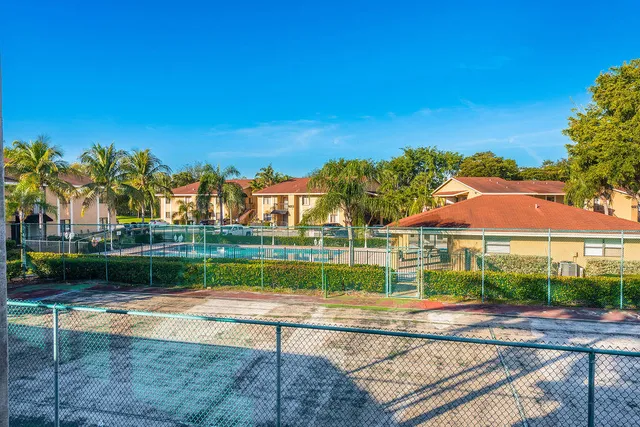 a view of an front door