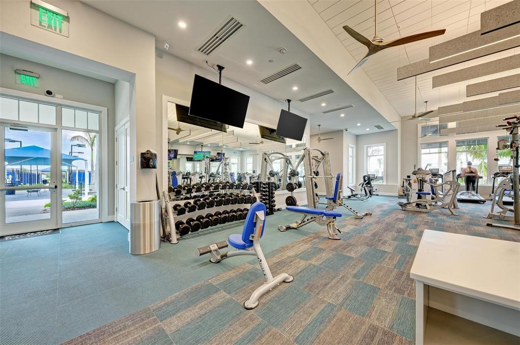 9272 Ballaster Pointe Loop Parrish, FL 34221 - Photo 76 of 79 a view of a room with gym equipment