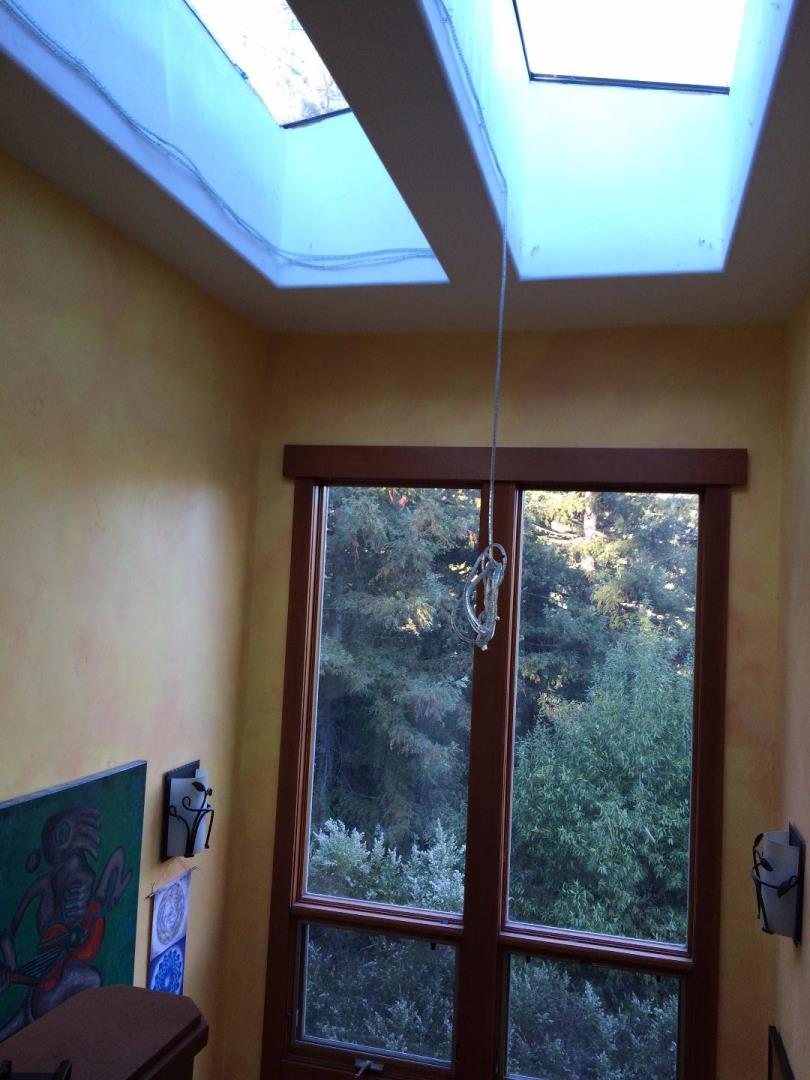 Sugarloaf Road Scotts Valley, CA 95066 - Photo 11 of 38 a view of a back yard from a window