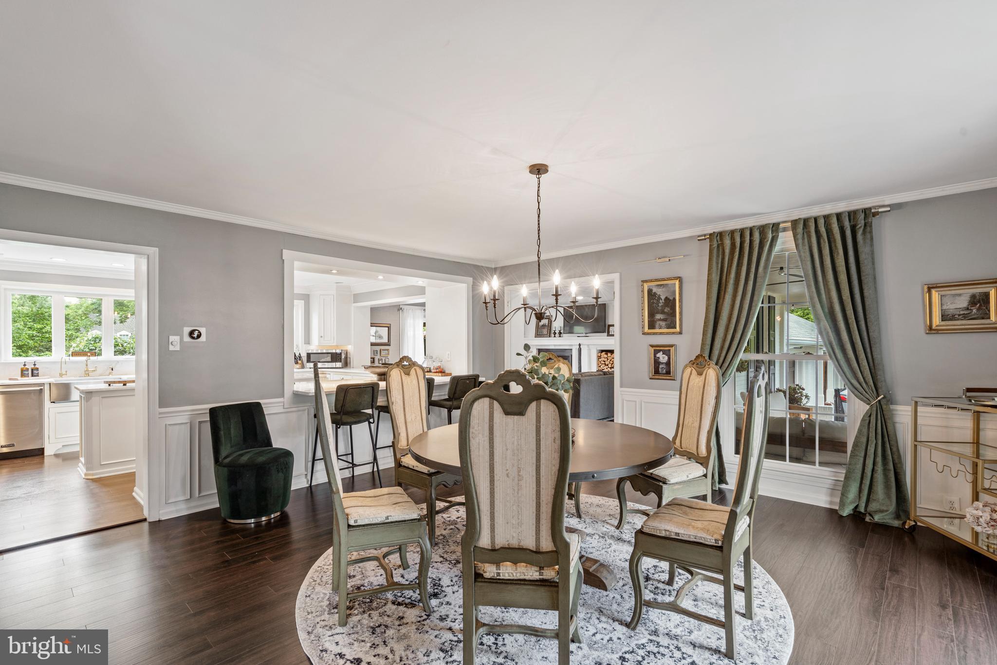 1179 Lafayette Road Wayne, PA 19087 - Photo 22 of 67 a view of a dining room with furniture window and wooden floor