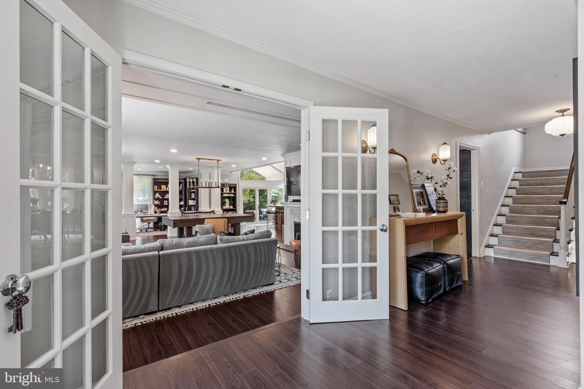 1179 Lafayette Road Wayne, PA 19087 - Photo 5 of 67 a view of a living room and a fireplace