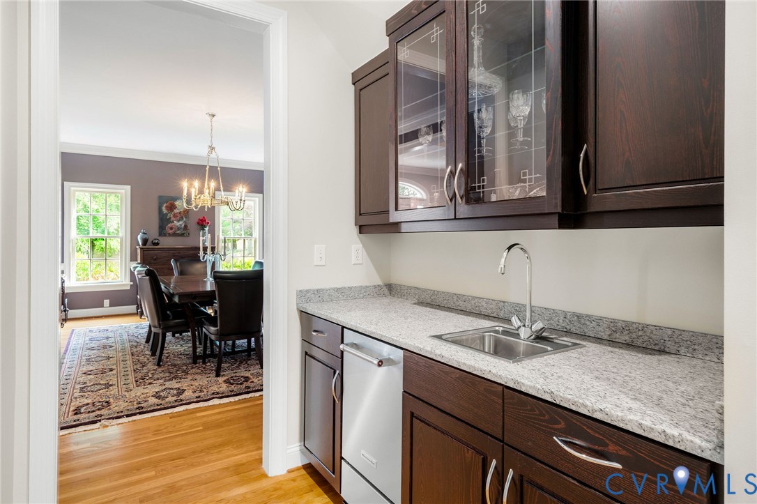 3620 Old Gun Road East Midlothian, VA 23113 - Photo 14 of 56 Wet bar with wind fridge
