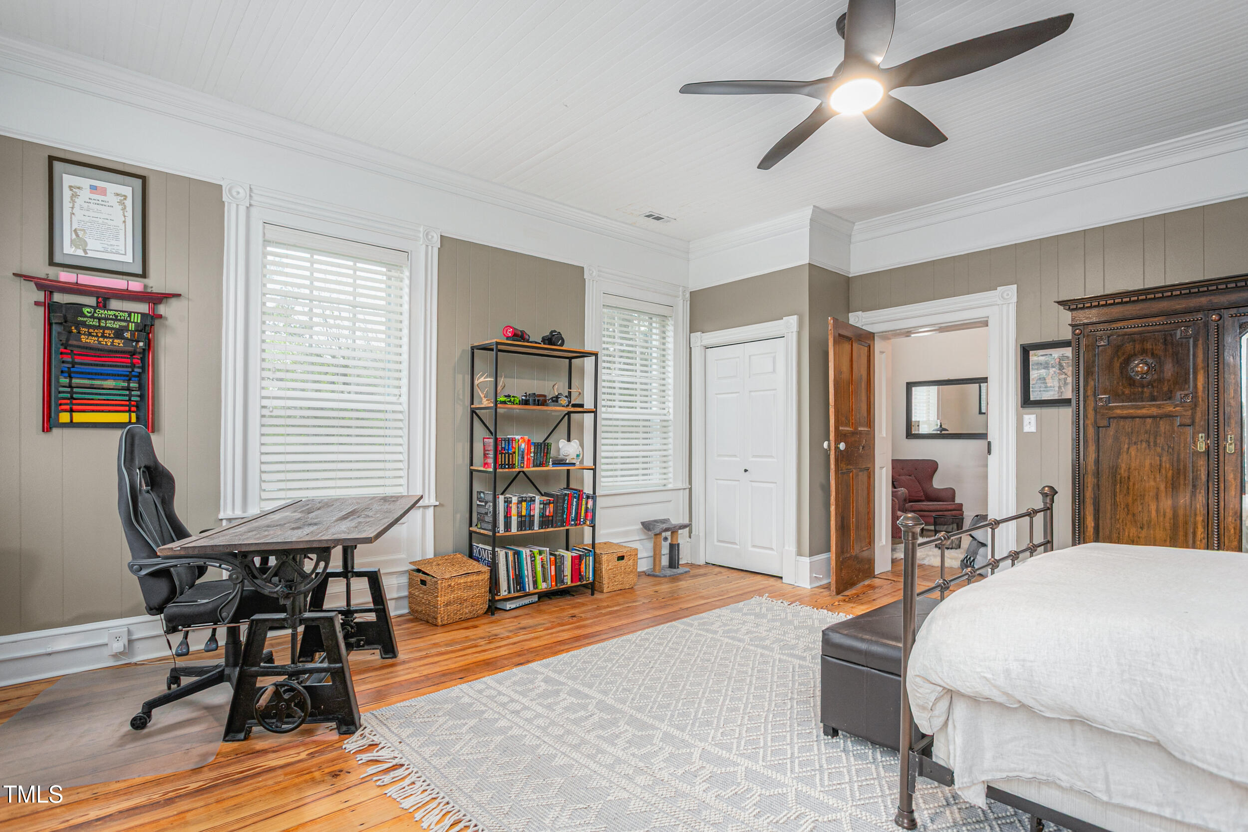 3542 Bason Road Mebane, NC 27302 - Photo 27 of 39 a bedroom with furniture and a window