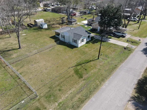 a view of yard with outdoor seating