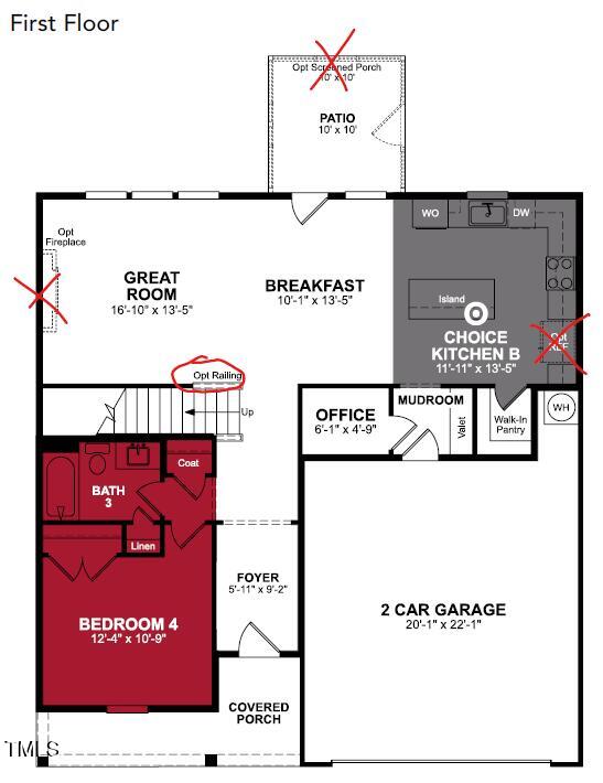 1241 Dimaggio Drive, Unit 5 Raleigh, NC 27616 - Photo 2 of 5 First Floor
