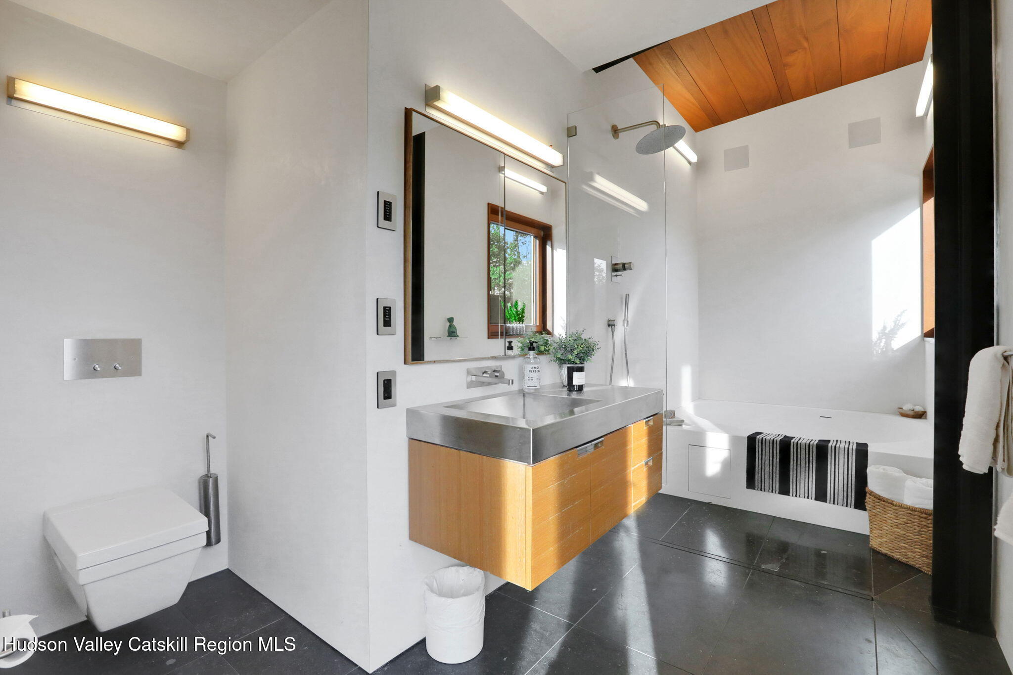 125 Valley View Way Willow, NY 12495 - Photo 41 of 103 a bathroom with a sink toilet and mirror