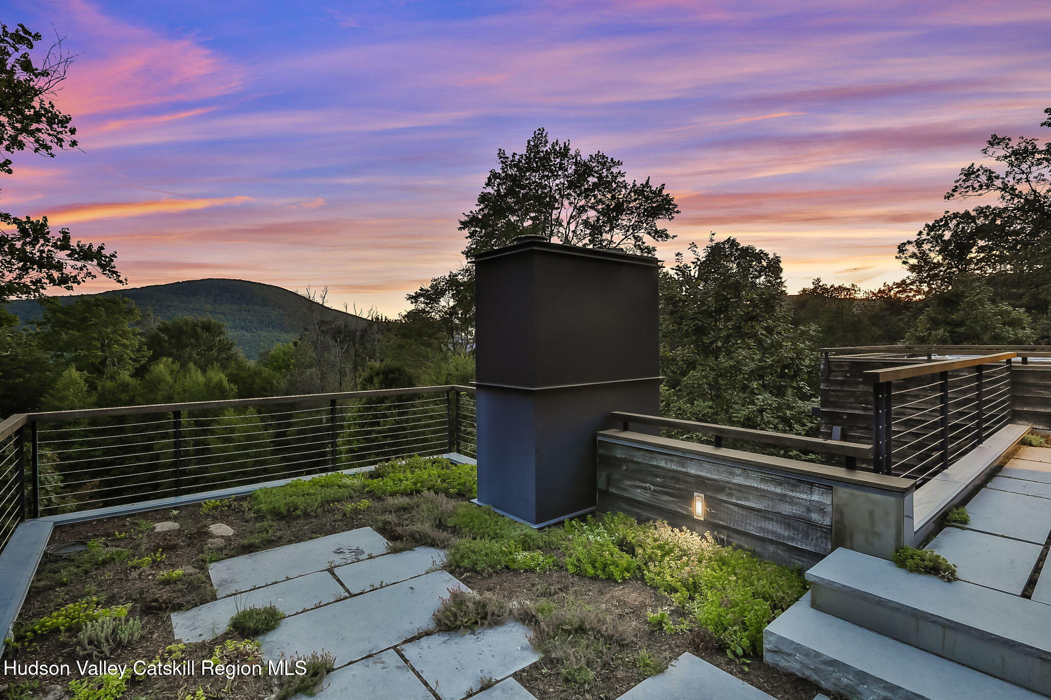 125 Valley View Way Willow, NY 12495 - Photo 77 of 103 a view of a terrace with a garden