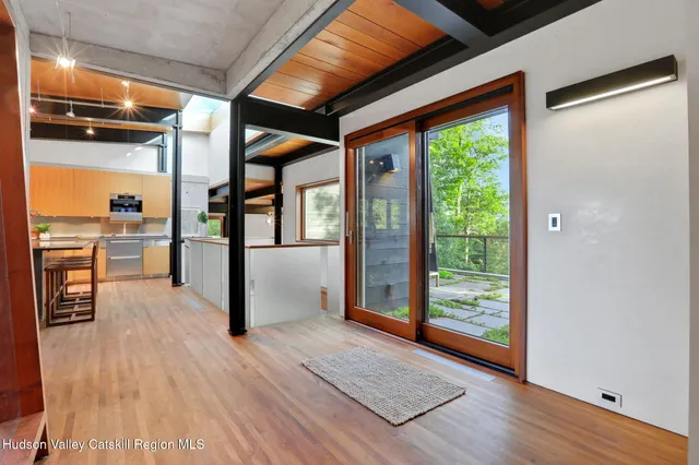 a view of an mountain and a mountain