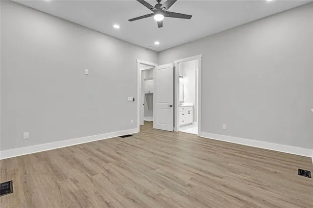 wooden floor in an empty room
