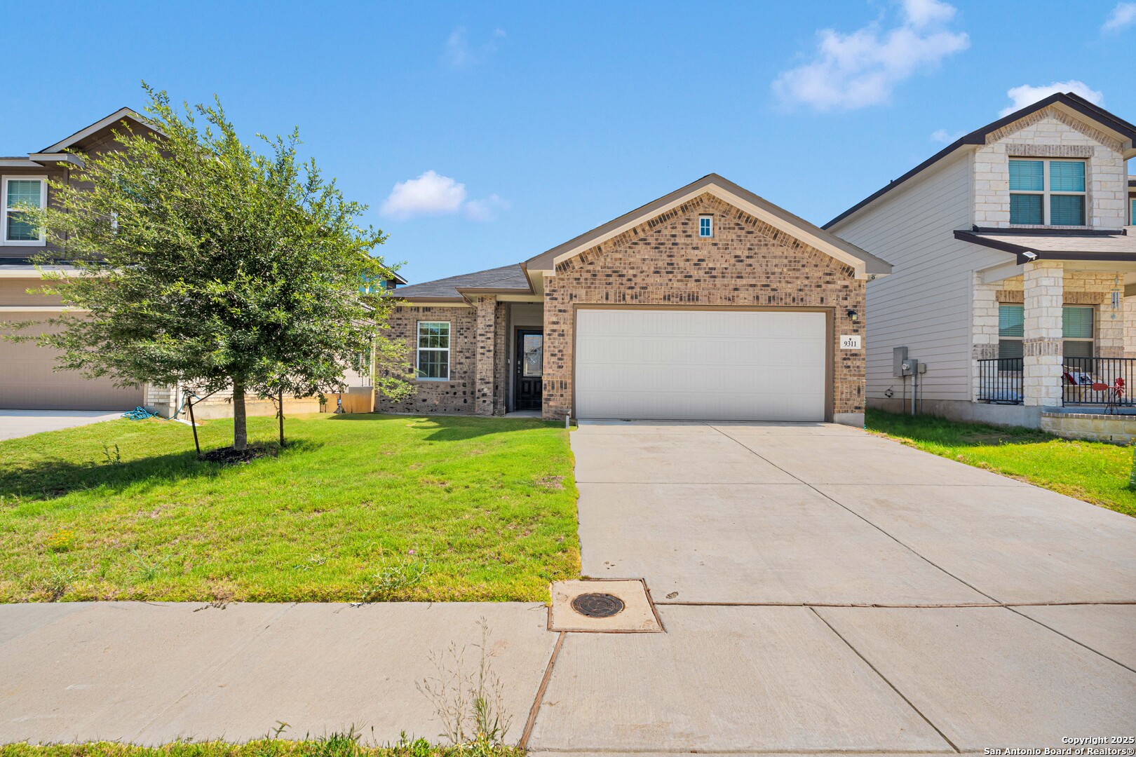 a view of outdoor space yard and swimming pool