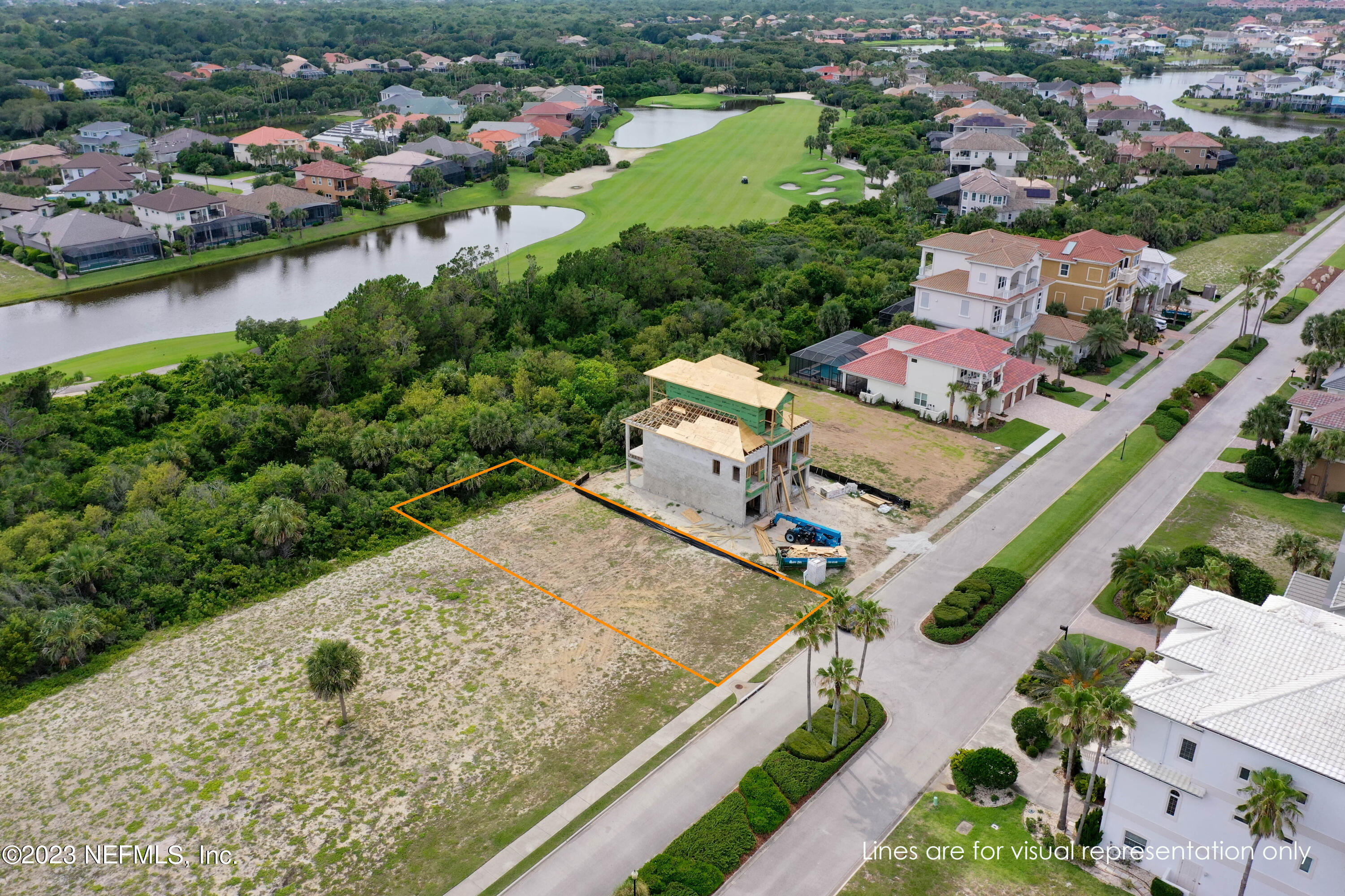 11 Ocean Ridge Boulevard Palm Coast, FL 32137 - Photo 12 of 41 an aerial view of a house with a garden