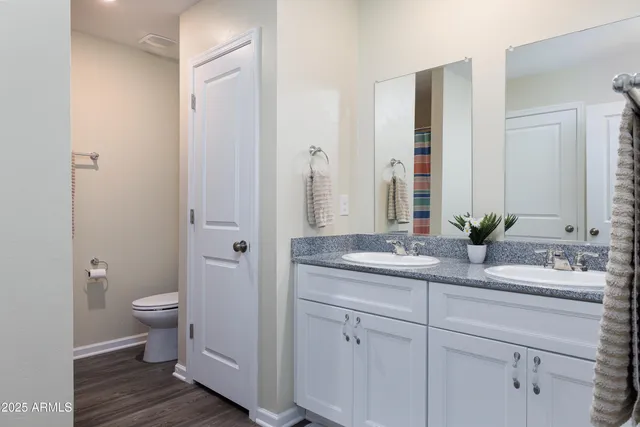 a white toilet sitting next to a shower curtain